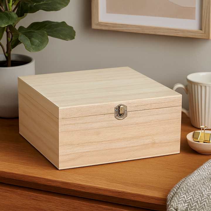 Aufbewahrungsbox Holz - Elysera