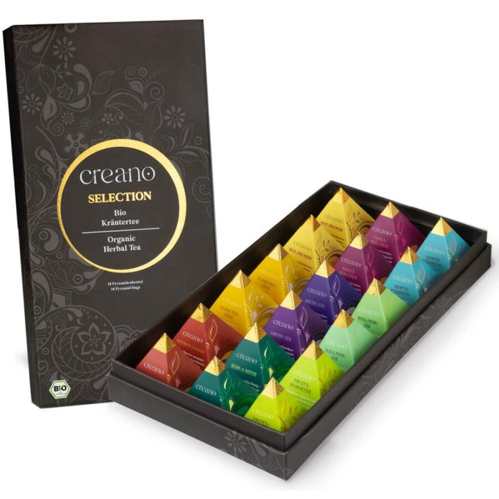 Creano Bio Früchte-Kräutertee 27er Geschenkset „ORGANIC HERBAL TEA“