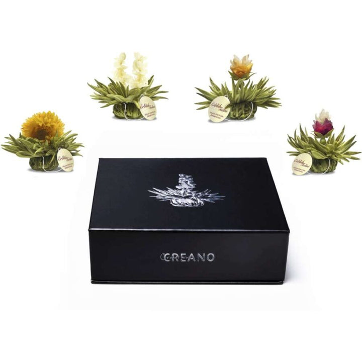 Creano Magnetbox mit 6 ErblühTeelini – Weißer Tee