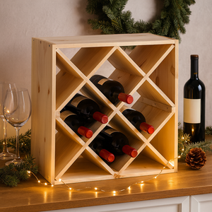 Weinregal für 24 Flaschen Nadelholz - Elysera