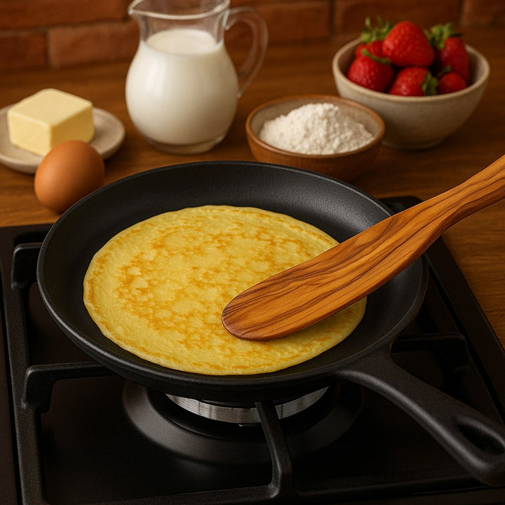 Crêpes-Wender aus Olivenholz - Elysera