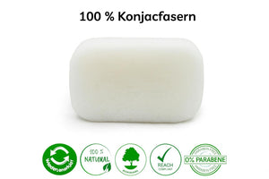 Klassischer Konjac XL Körperschwamm - Elysera
