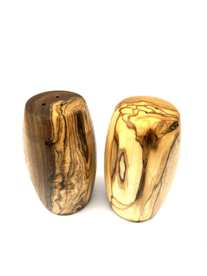 Salz- & Pfefferstreuer-Set aus Olivenholz (2-teilig) - Elysera