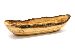Brotschale RUSTIKAL aus Olivenholz - Elysera