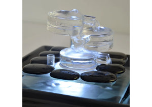 Zimmerbrunnen - Himalaya - Crystal Line in Glas und Keramik - Elysera