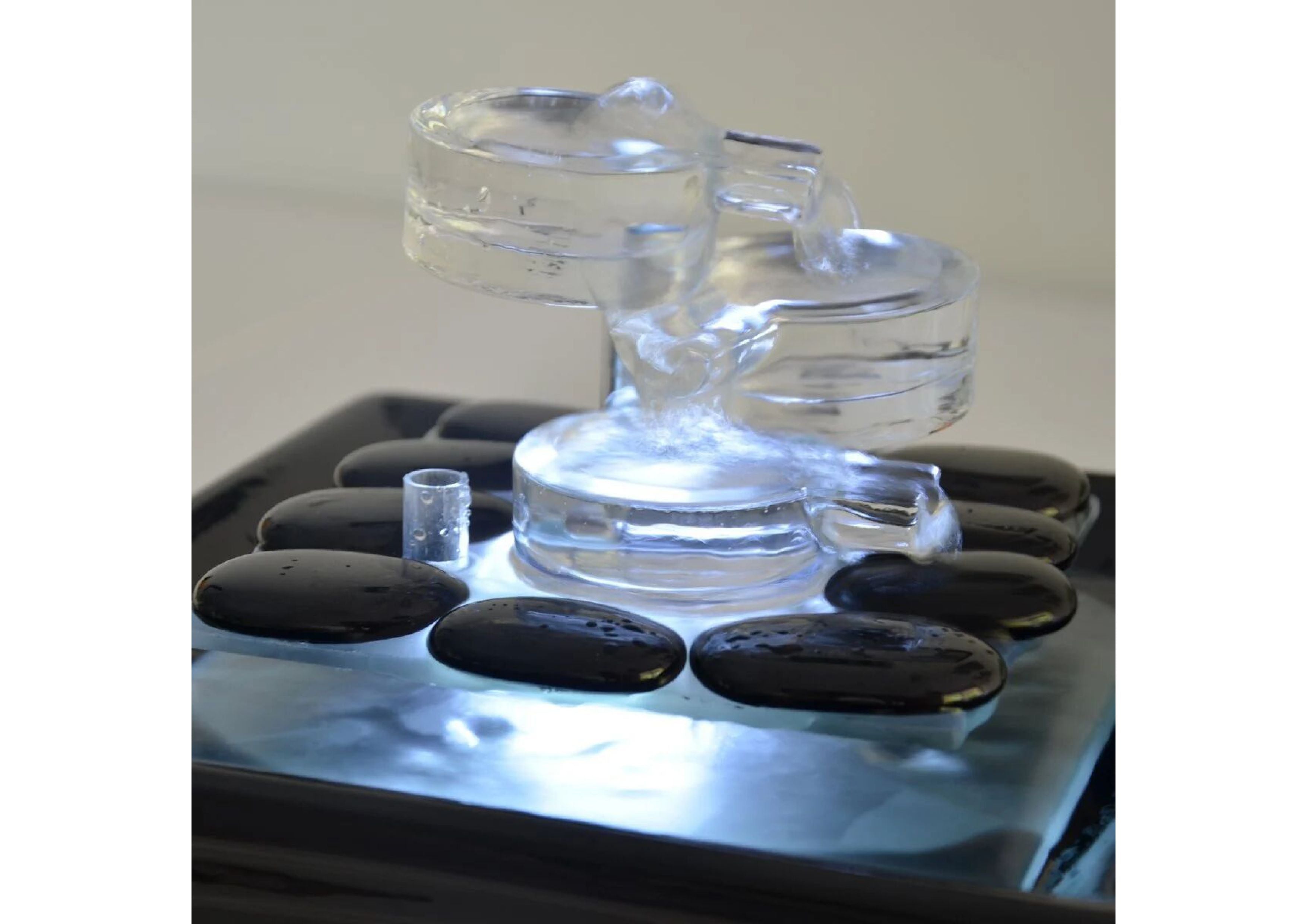 Zimmerbrunnen - Himalaya - Crystal Line in Glas und Keramik - Elysera