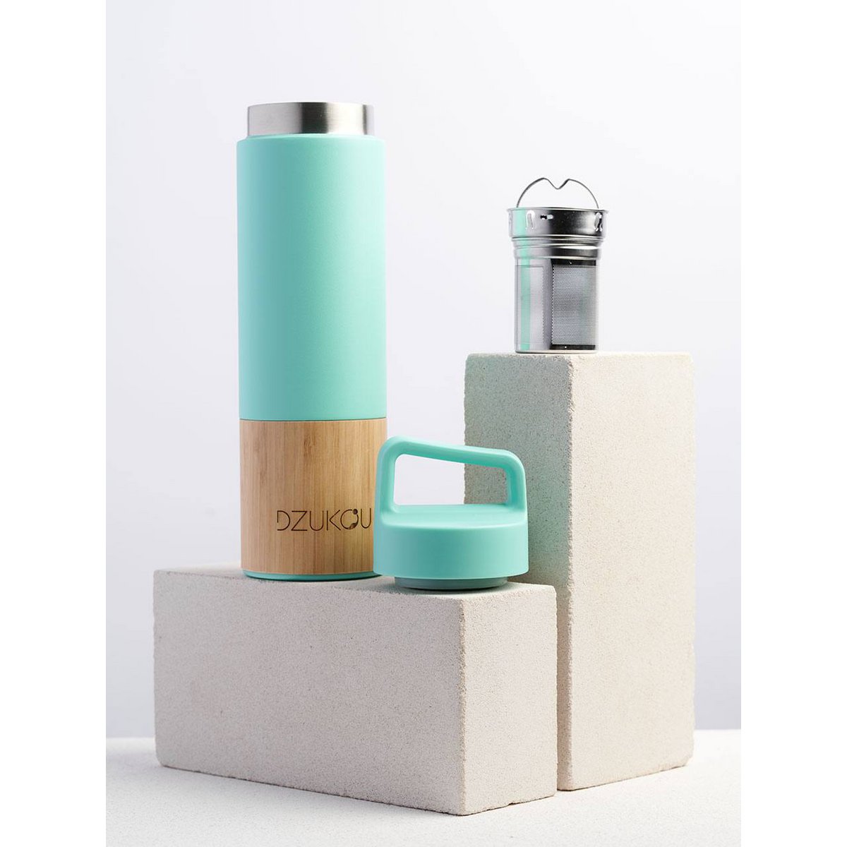 Isolierflasche aus Bambus und Edelstahl - Elysera