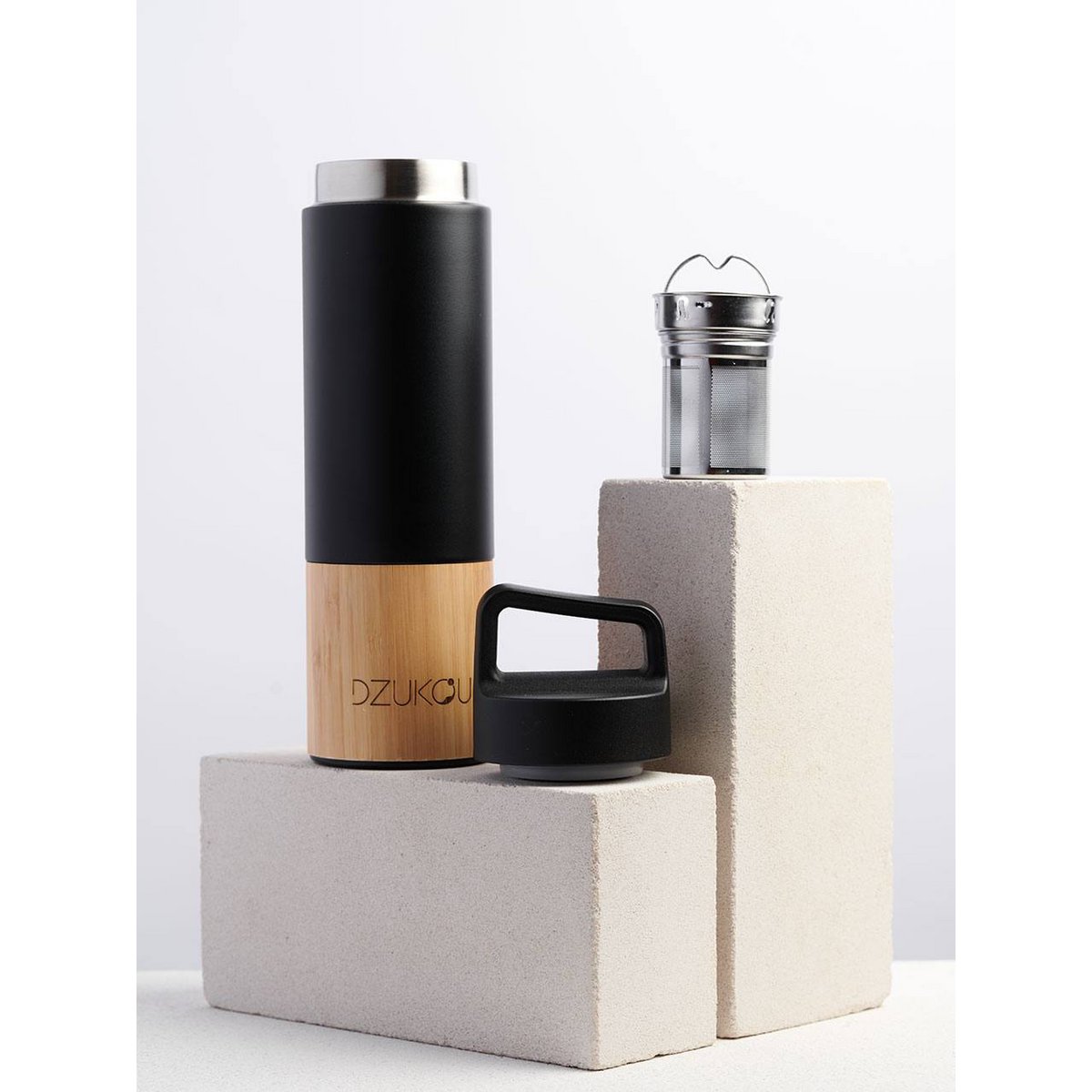Isolierflasche aus Bambus und Edelstahl - Elysera
