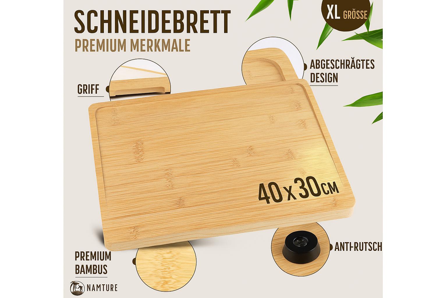 Schneidebrett Bambus - Elysera