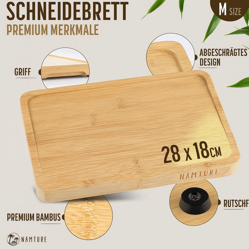 Schneidebrett Bambus - Elysera