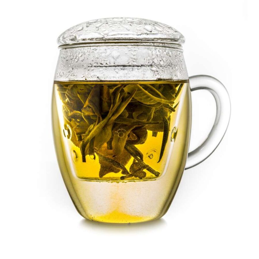 Creano TeeGlas “All-In-One” mit Glasfilter, 3-tlg. | 400 ml