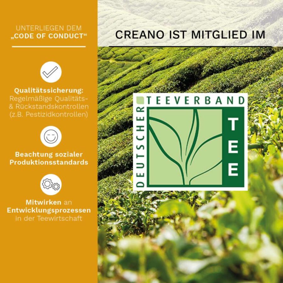 Creano ErblühTeelini Teeblumen Variation – Weißer Tee (8 Stück, 4 Sorten)