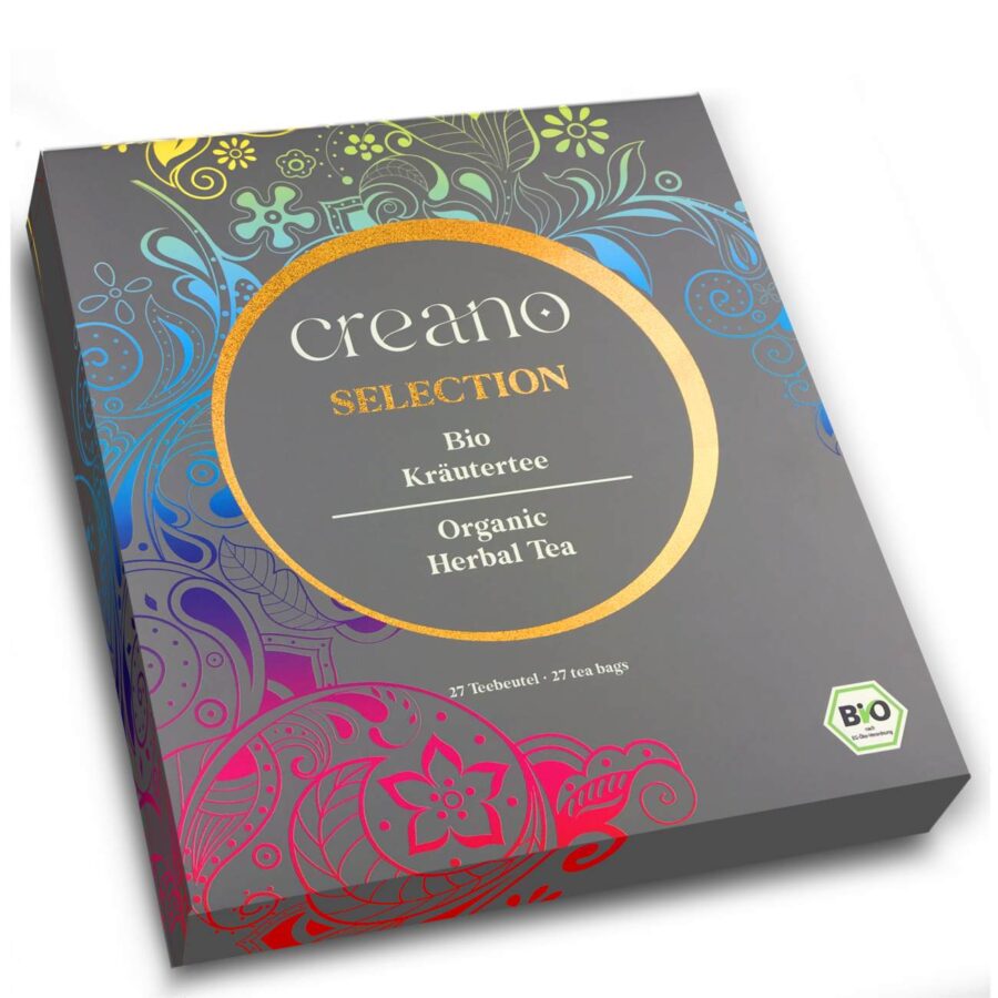 Creano Bio-Kräuter Tee – 27er Mix-Geschenkbox (9 Sorten)