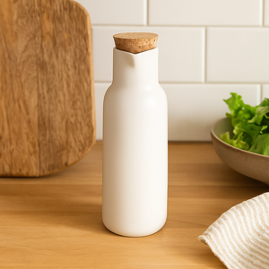 Essig-/Ölflasche Keramik/Kork 300ml - Elysera