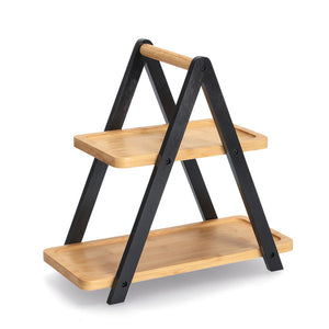 Etagere Bambus/Metall - Elysera