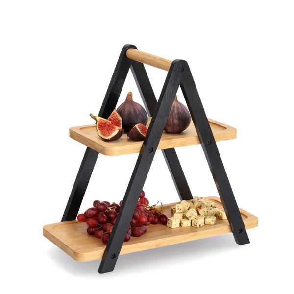 Etagere Bambus/Metall - Elysera