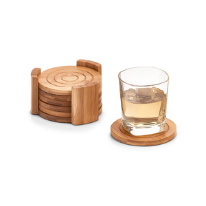 Untersetzer-Set 7-teilig Bambus - Elysera