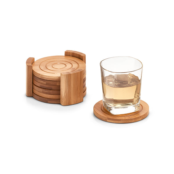 Untersetzer-Set 7-teilig Bambus - Elysera