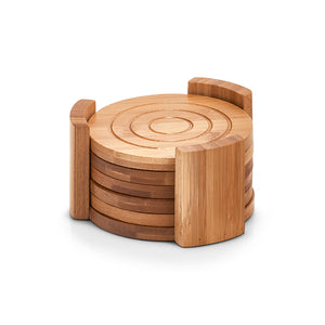Untersetzer-Set 7-teilig Bambus - Elysera