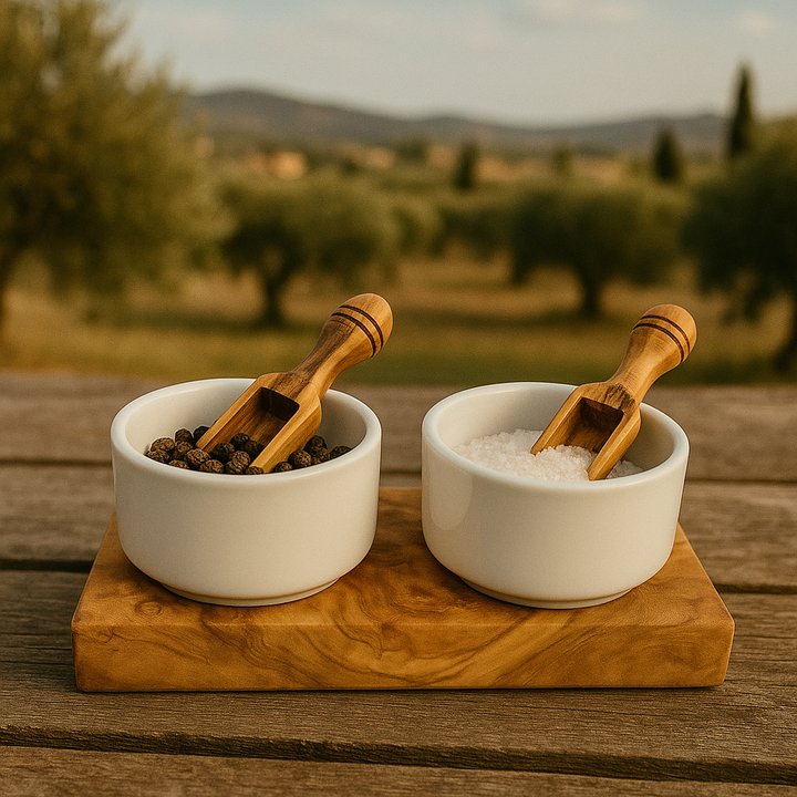 2er Salzschälchen mit Salzschippchen