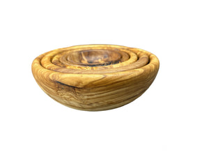 5er-Set Olivenholzschalen - Elysera