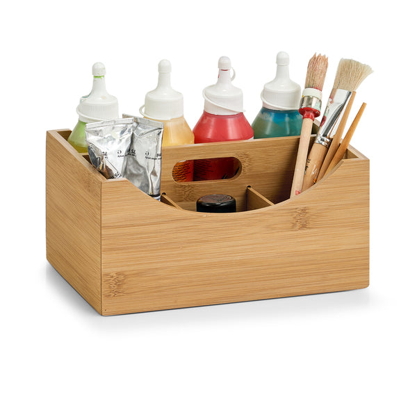 Ordnungsbox mit Griff Bambus/MDF - Elysera