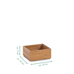 Ordnungsbox Bambus/MDF stapelbar - Elysera
