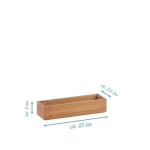 Ordnungsbox Bambus/MDF stapelbar - Elysera