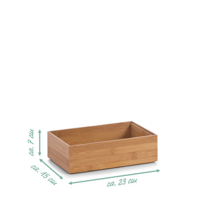 Ordnungsbox Bambus/MDF stapelbar - Elysera