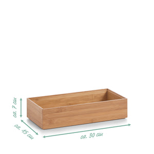 Ordnungsbox Bambus/MDF stapelbar - Elysera