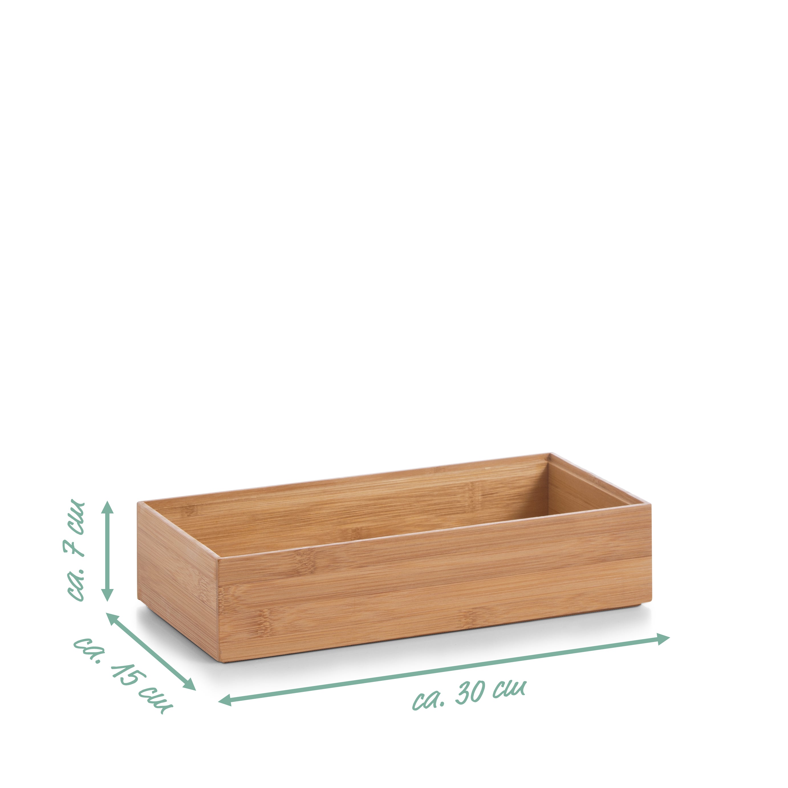 Ordnungsbox Bambus/MDF stapelbar - Elysera
