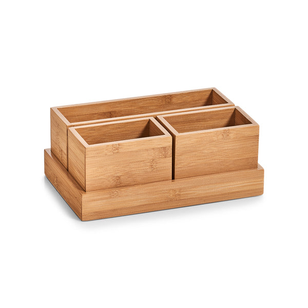 Organizer-Set 4-teilig Bambus - Elysera