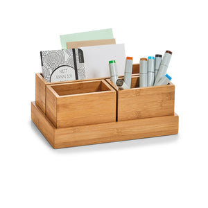Organizer-Set 4-teilig Bambus - Elysera