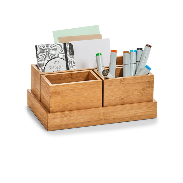 Organizer-Set 4-teilig Bambus - Elysera