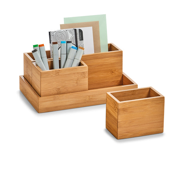 Organizer-Set 4-teilig Bambus - Elysera