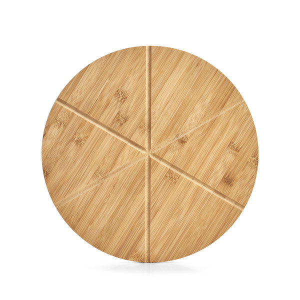 Pizza-Set 2-teilig Bambus/Metall - Elysera