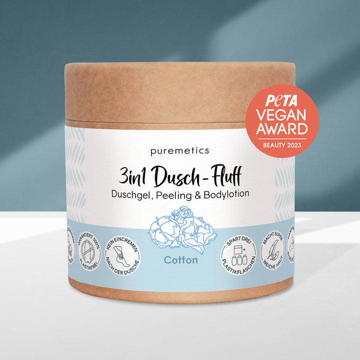 3in1 Dusch-Fluff „Cotton“