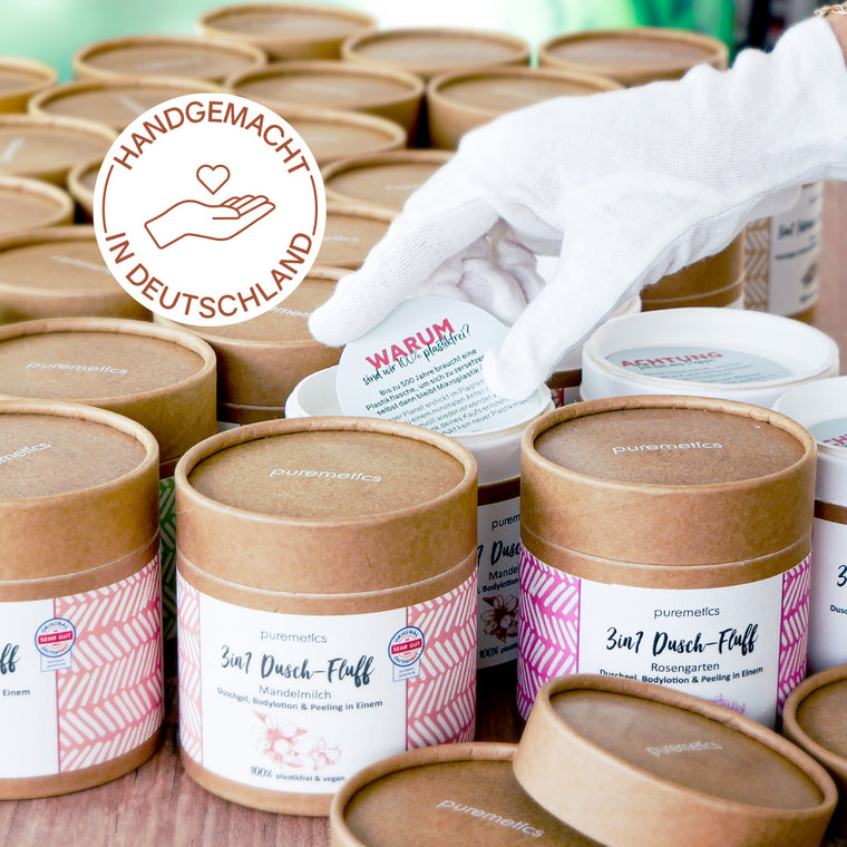 3in1 Dusch-Fluff „Mandelmilch“