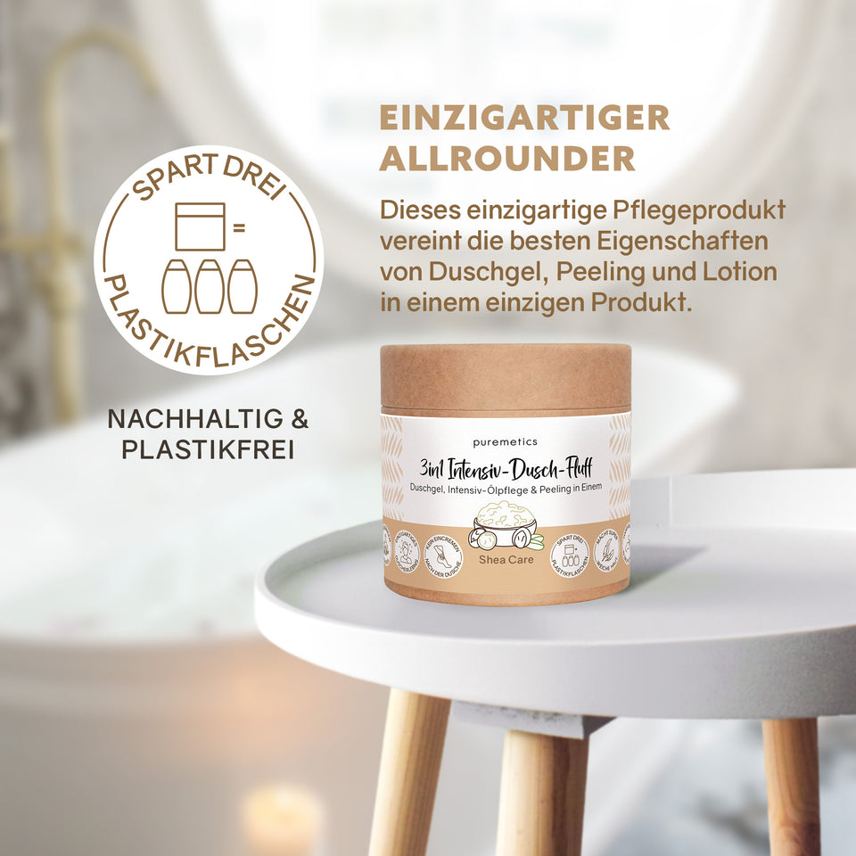 3in1 Intensiv-Dusch-Fluff „Shea Care“
