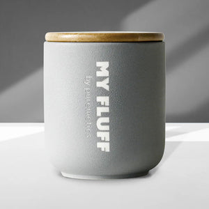 MY FLUFF Keramikgefäß „Türkis / Sand / Lichtgrau“ - Elysera