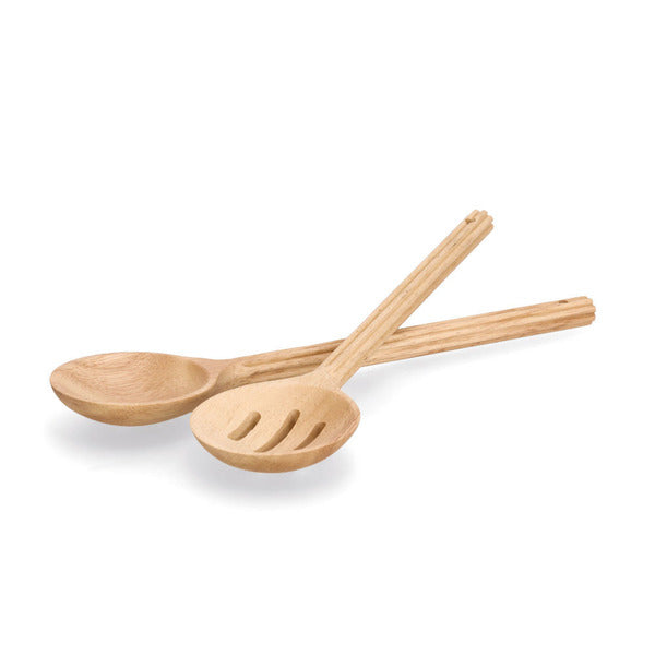 Salatbesteck-Set 2-teilig Gummibaum - Elysera