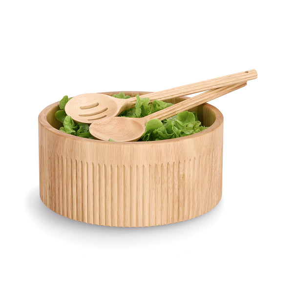Salatbesteck-Set 2-teilig Gummibaum - Elysera