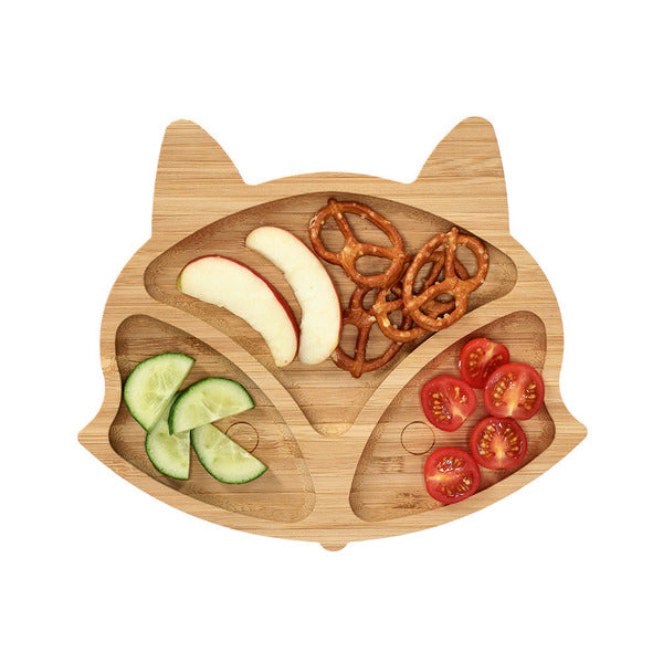 Snackteller "Fuchs" und "Hase" Bambus - Elysera