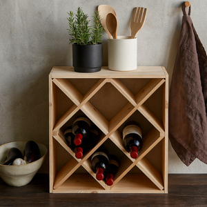 Weinregal für 24 Flaschen Nadelholz - Elysera