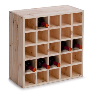 Weinregal für 25 Flaschen Nadelholz - Elysera
