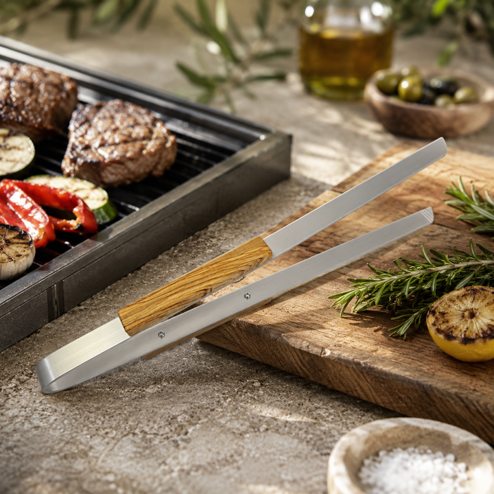Grillzange Big Daddy 50 cm aus Olivenholz