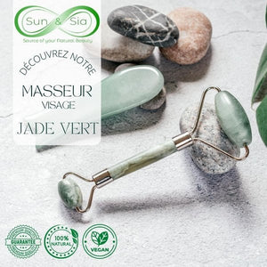 Jade Roller aus Naturstein - Elysera