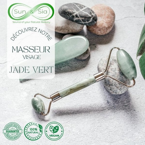 Jade Roller aus Naturstein - Elysera