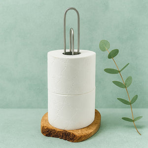 WC-Rollen-Ständer Olivenholz - Elysera