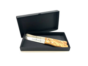 2er Set Brötchenmesser in Geschenkbox - Elysera
